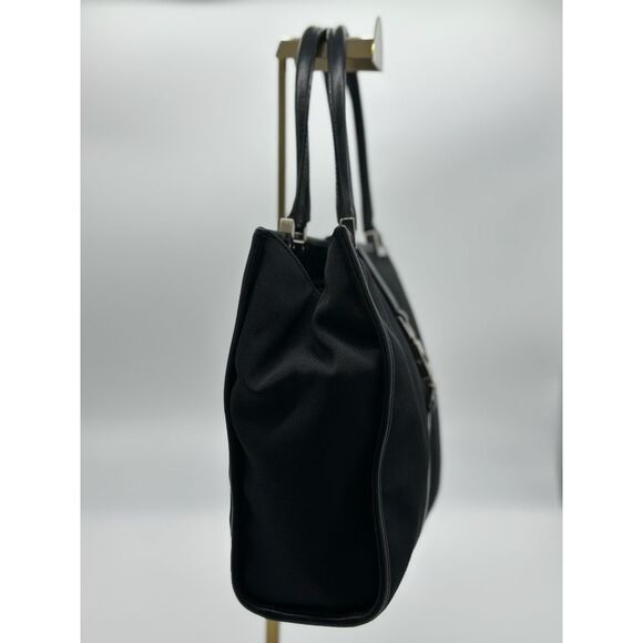 Gucci Black Leather and‎ Nylon Jackie O Tote*VERY NICE!! WITH COA - Picture 5 of 11